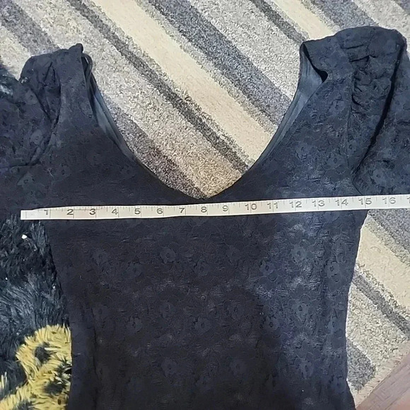 SCARLETT's Vintage 80s Lace Gothic Witchy Grunge Dress - Picture 8 of 13